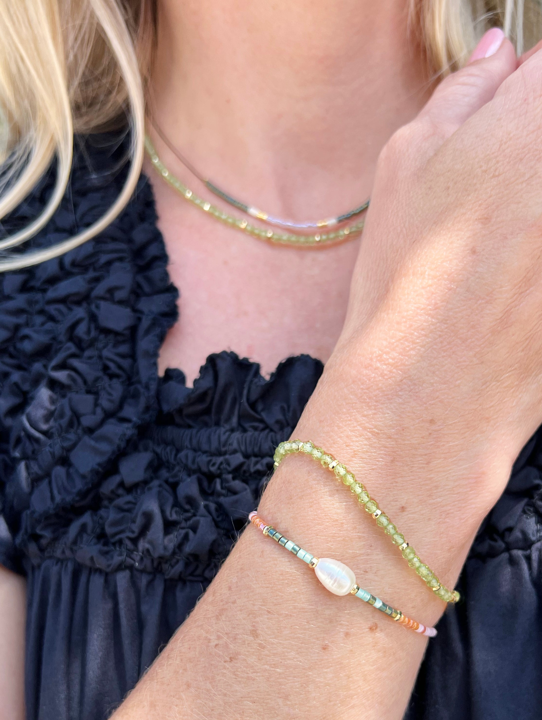 Pearl Bracelet - Spring Bloom