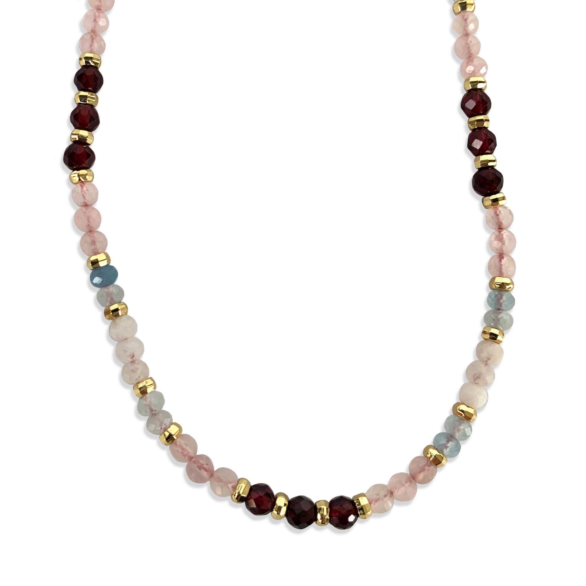 Fertility Faceted Gemstone Necklace