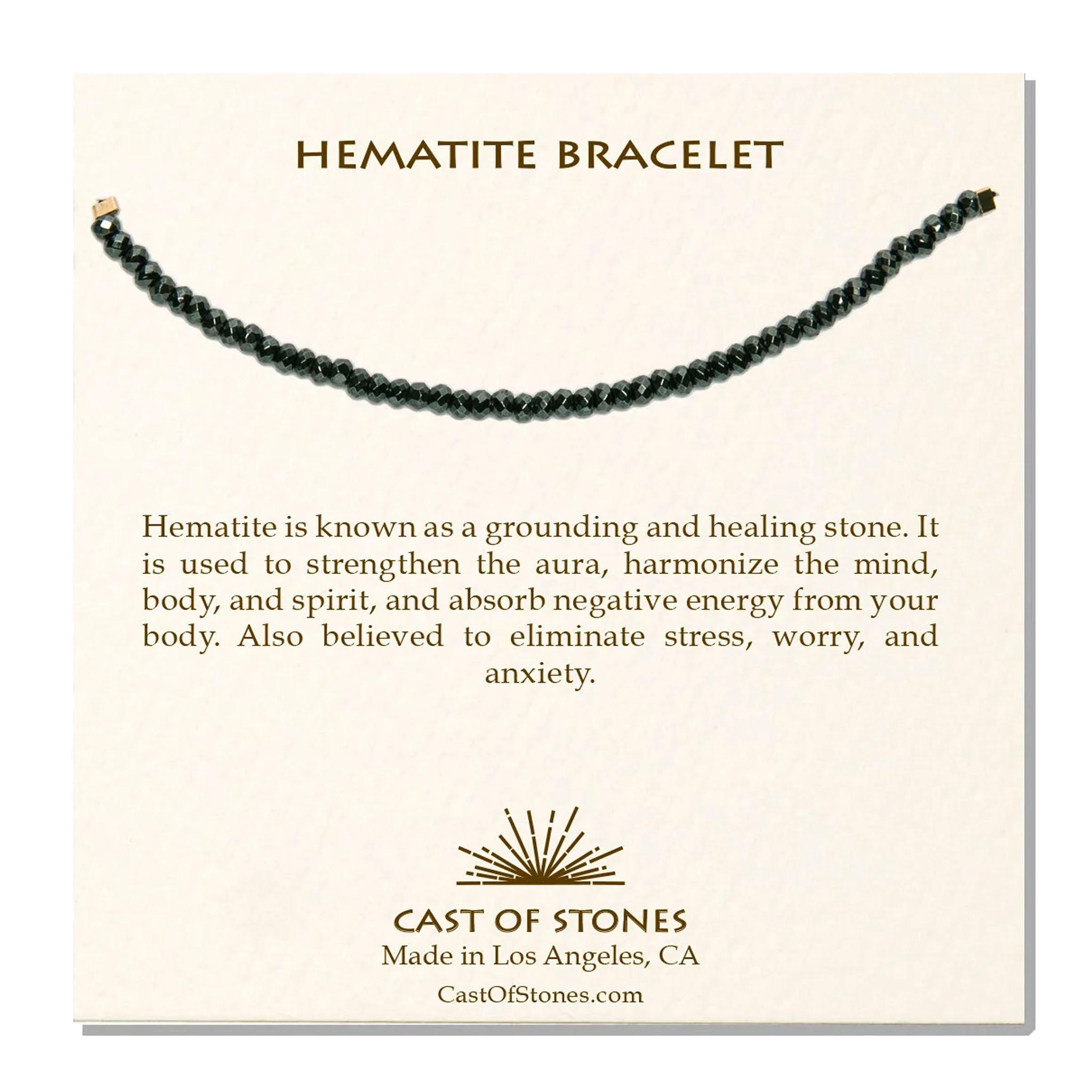 Hematite Gemstone Bracelet