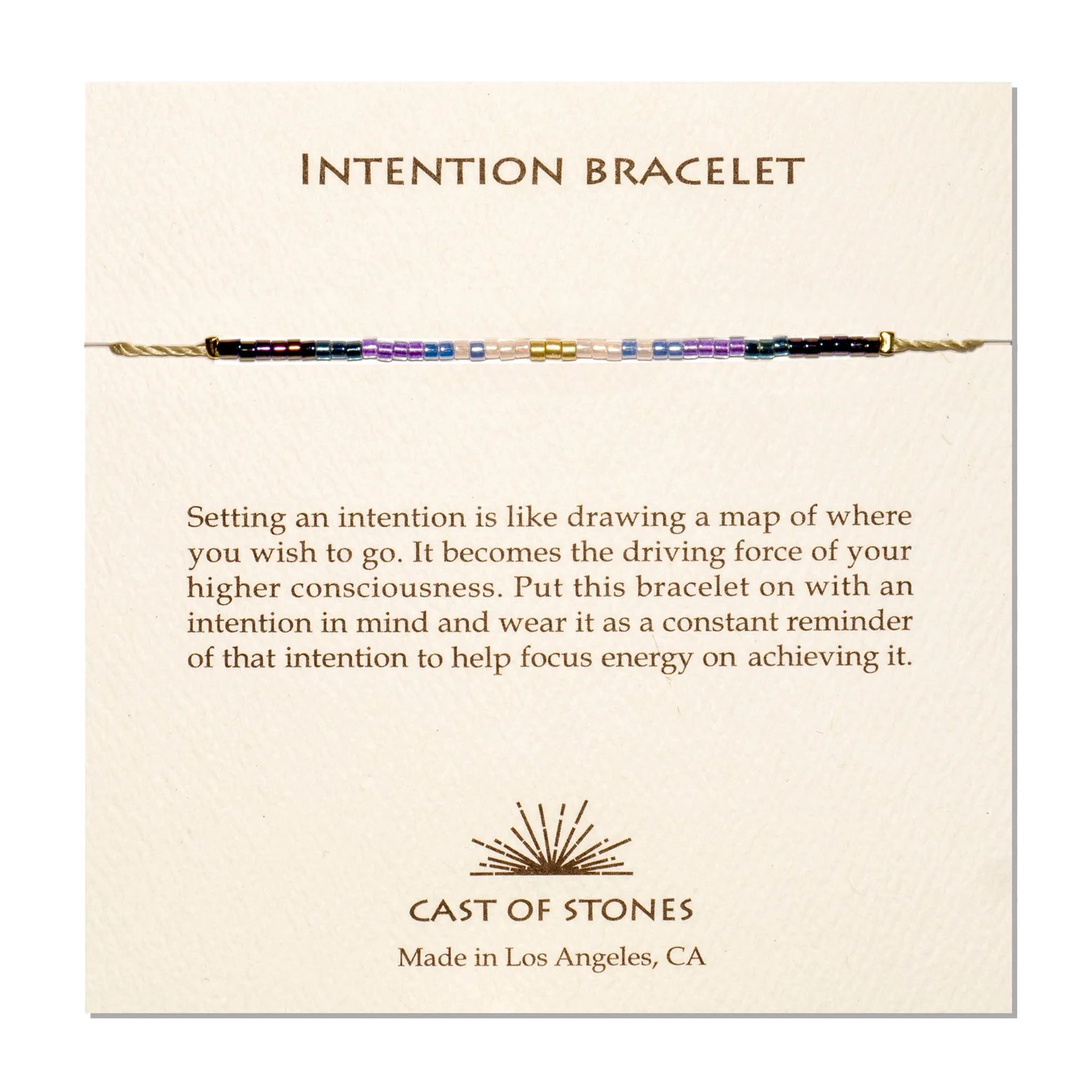 Intention Bracelet - Cool Ombre