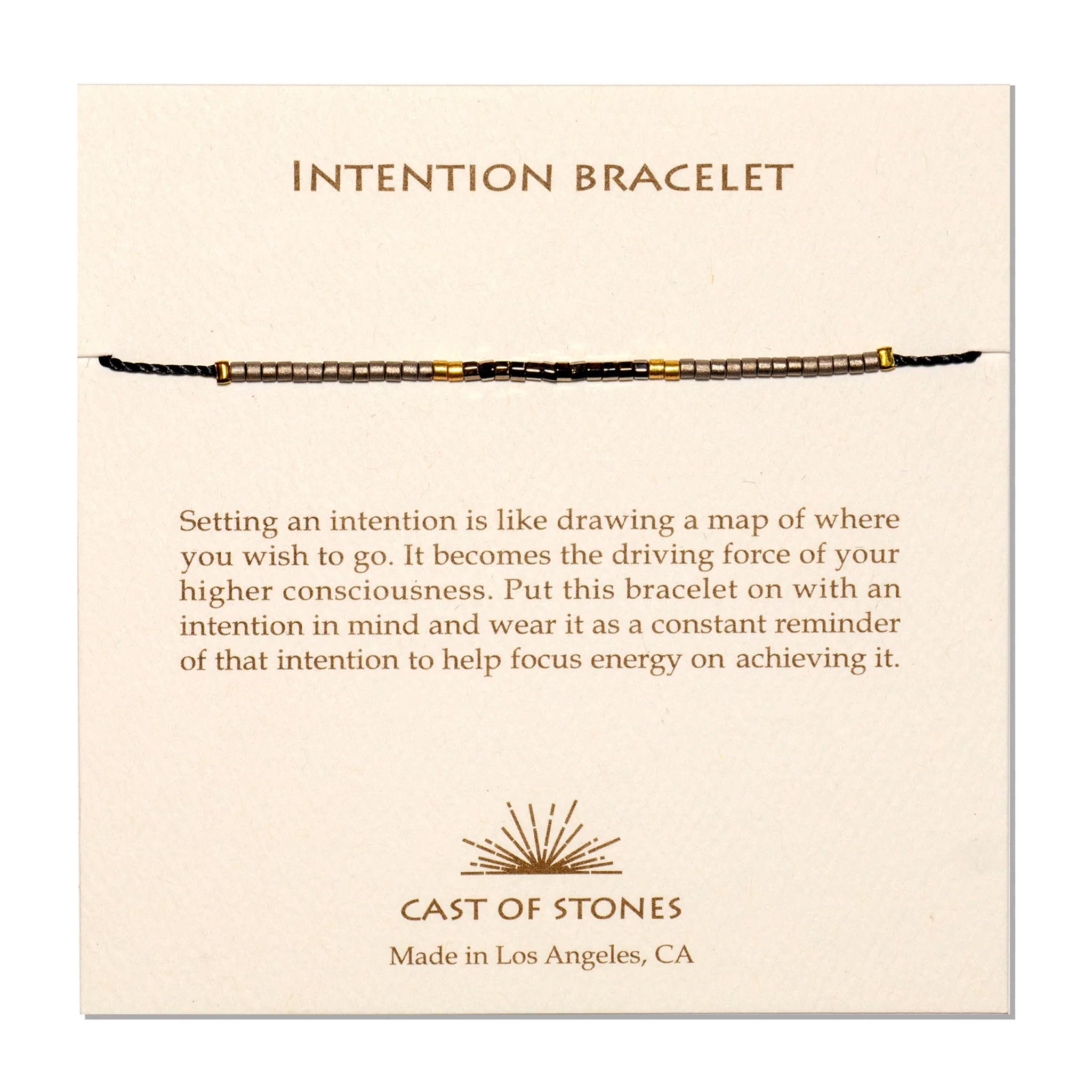 Intention Bracelet - Neutral/Gold