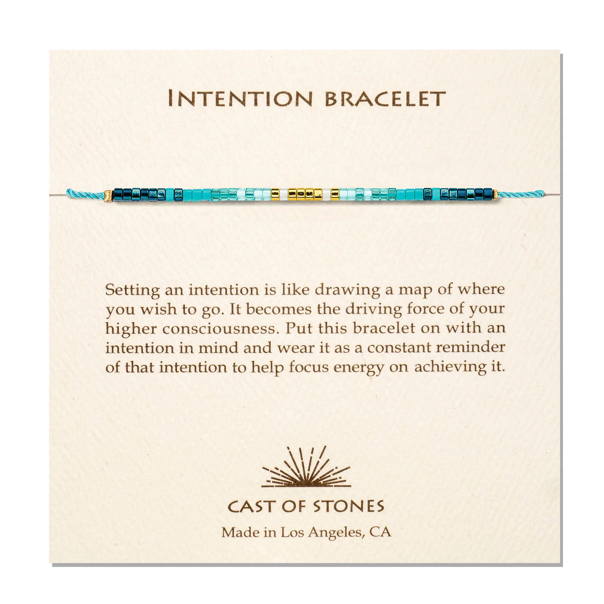 Intention Bracelet - Radiant Aqua
