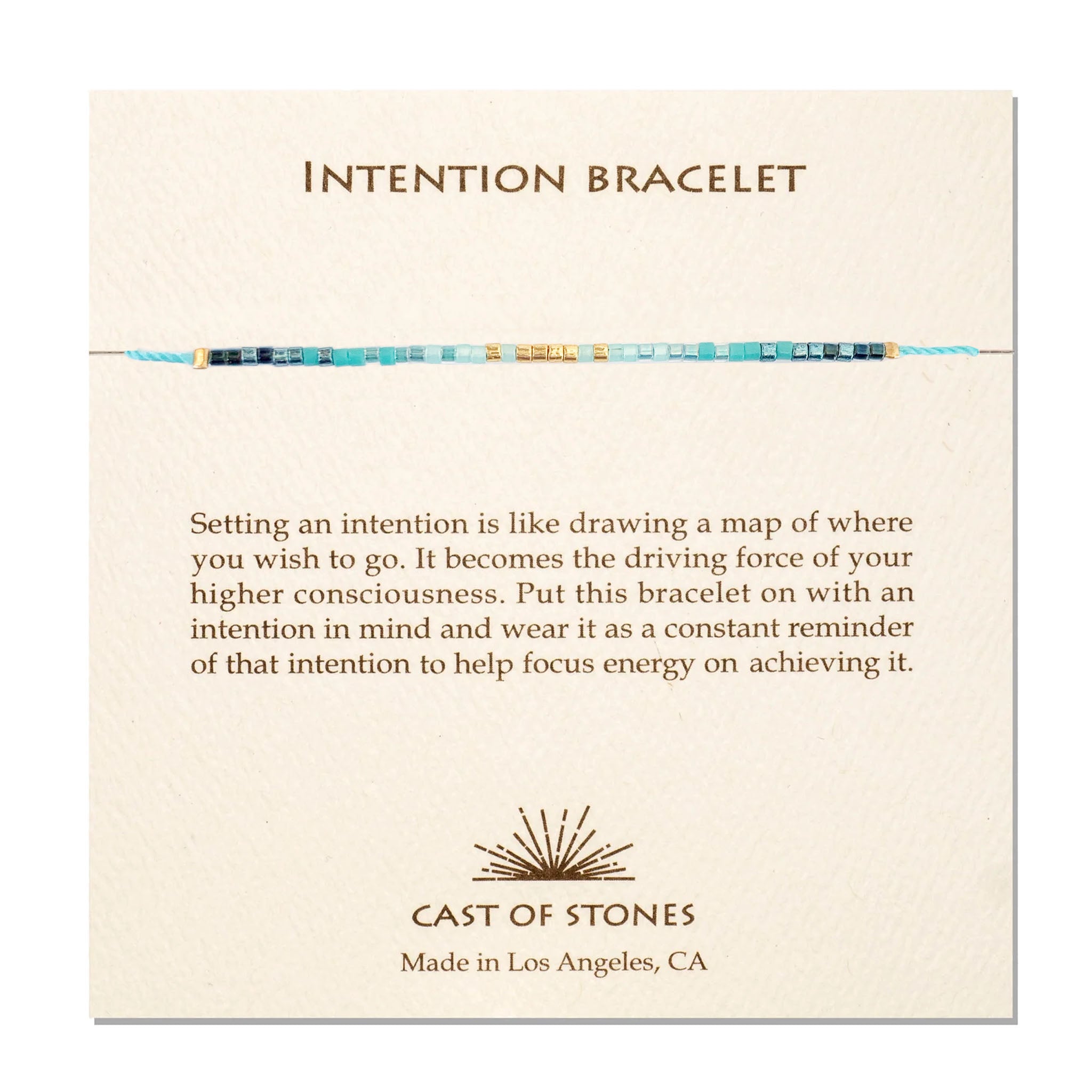 Intention Bracelet - Radiant Aqua