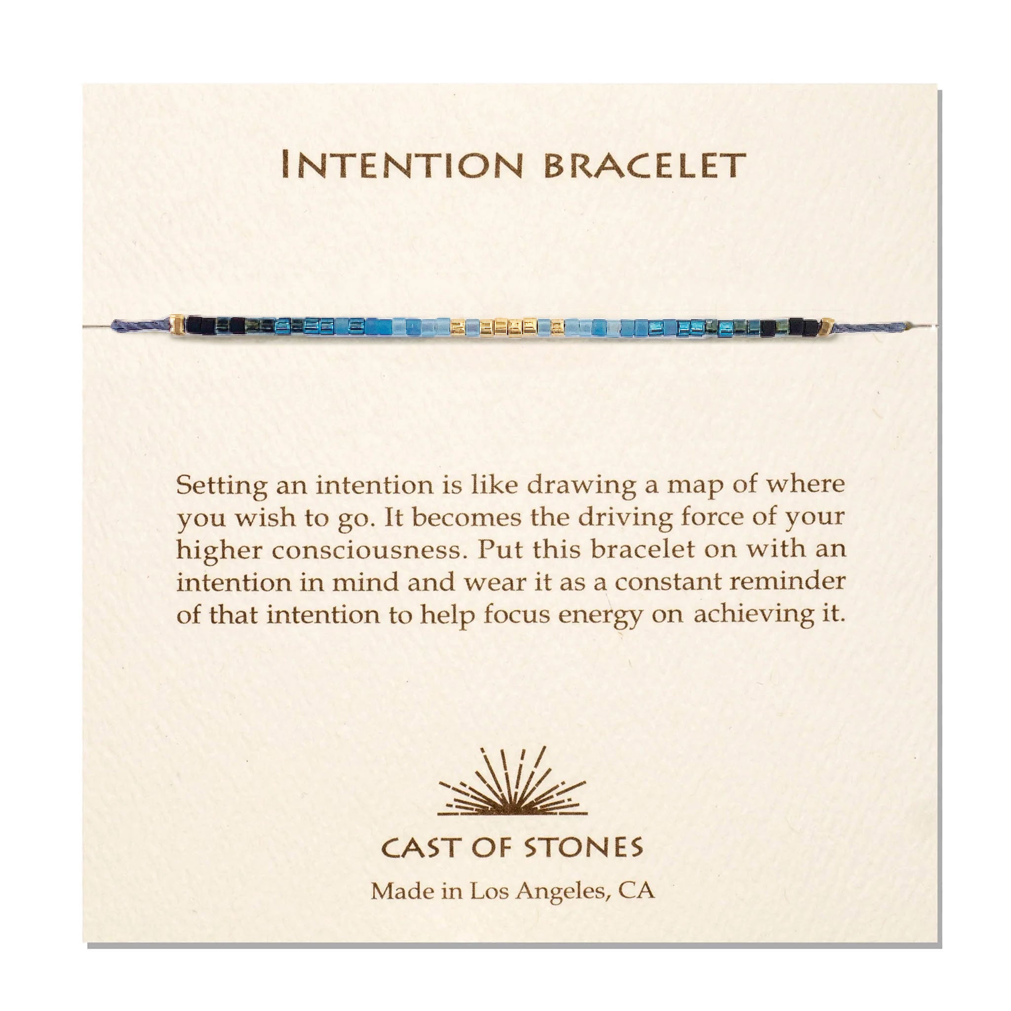 Intention Bracelet - Radiant Blue