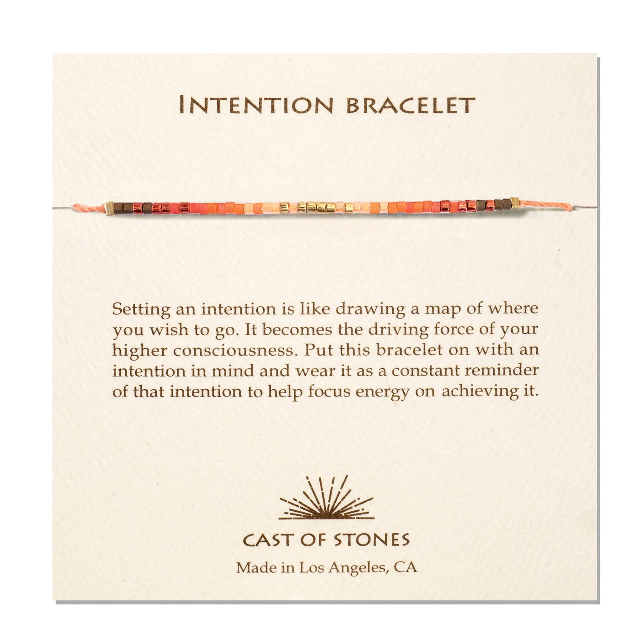 Intention Bracelet - Radiant Orange