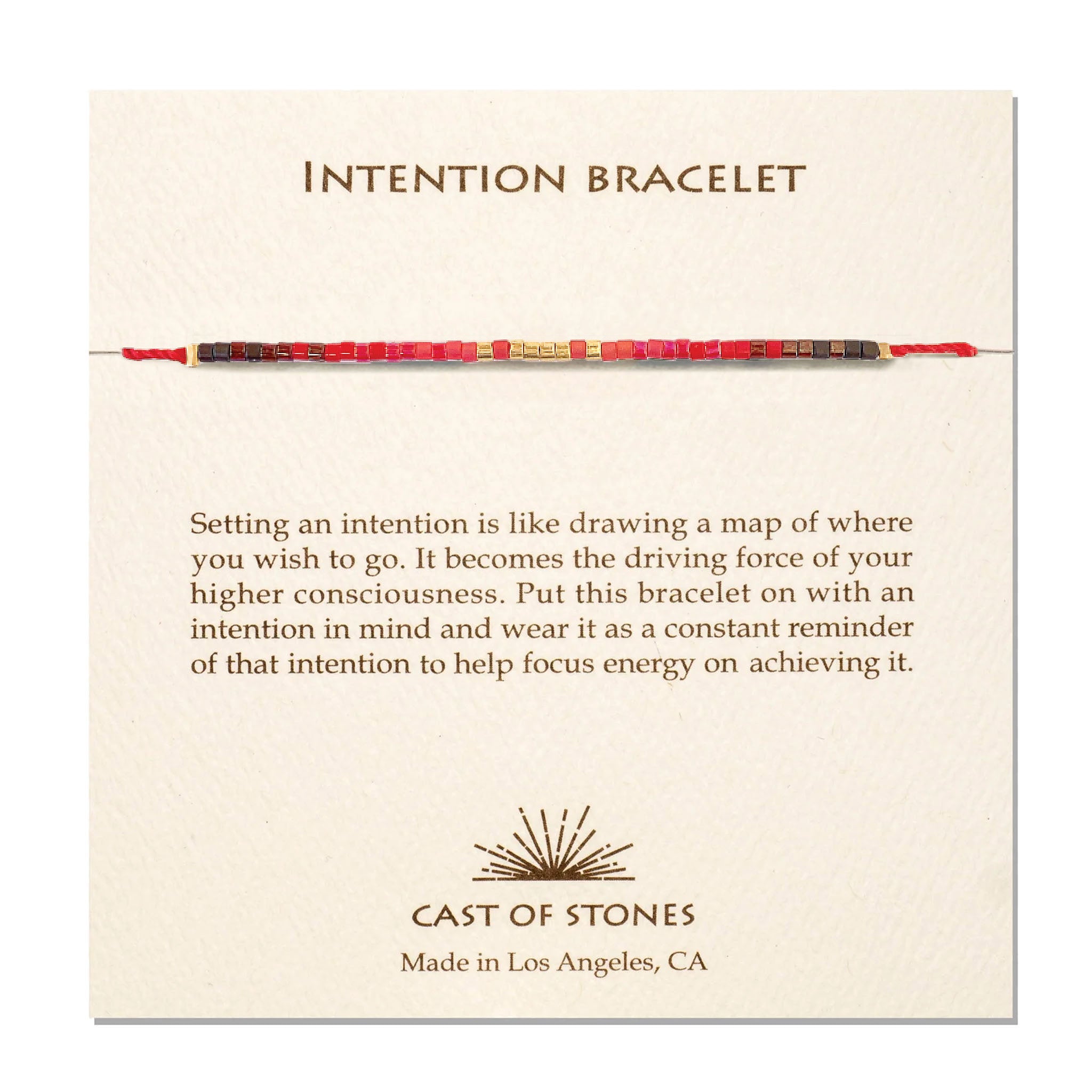 Intention Bracelet - Radiant Red