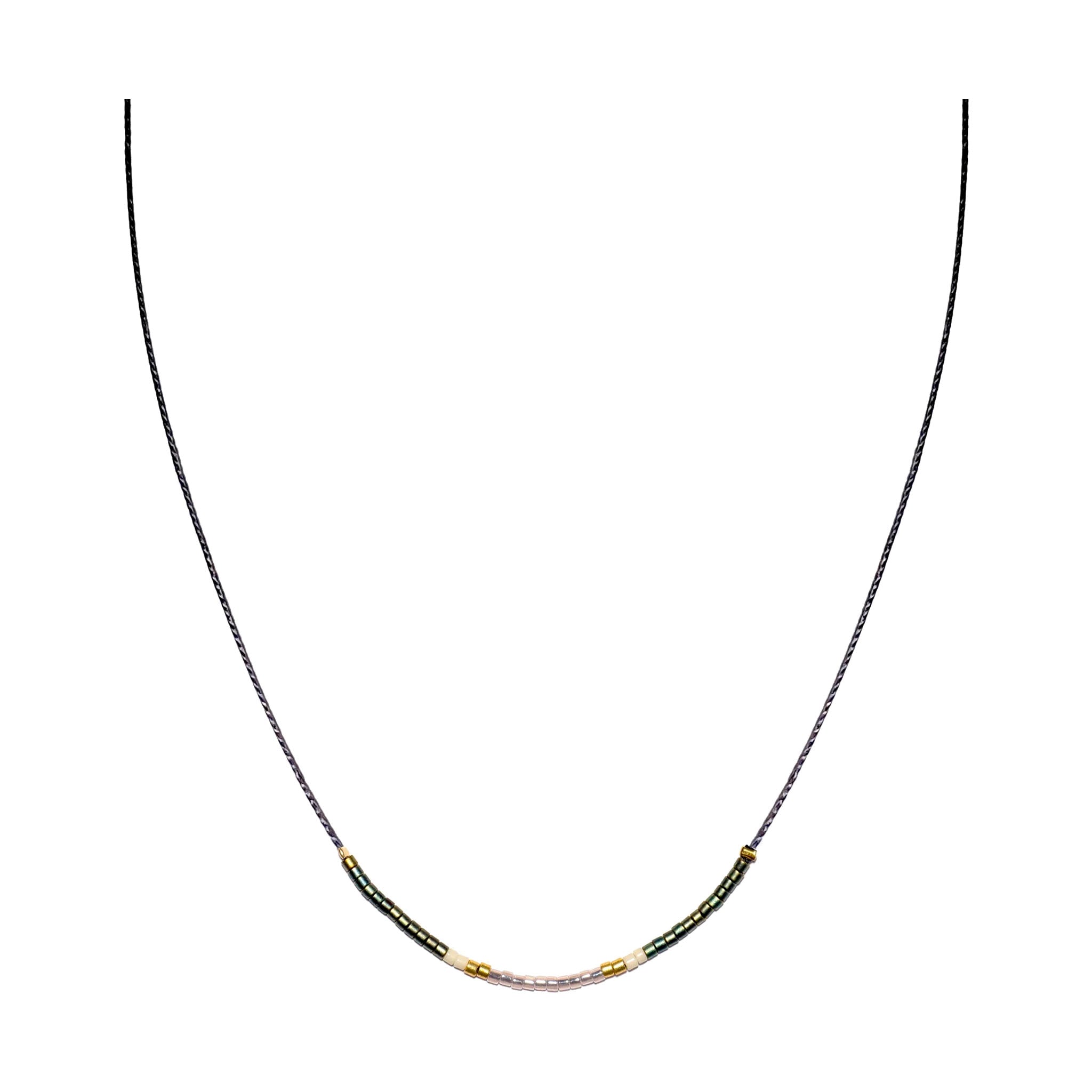 Intention Necklace - Patina/Pink