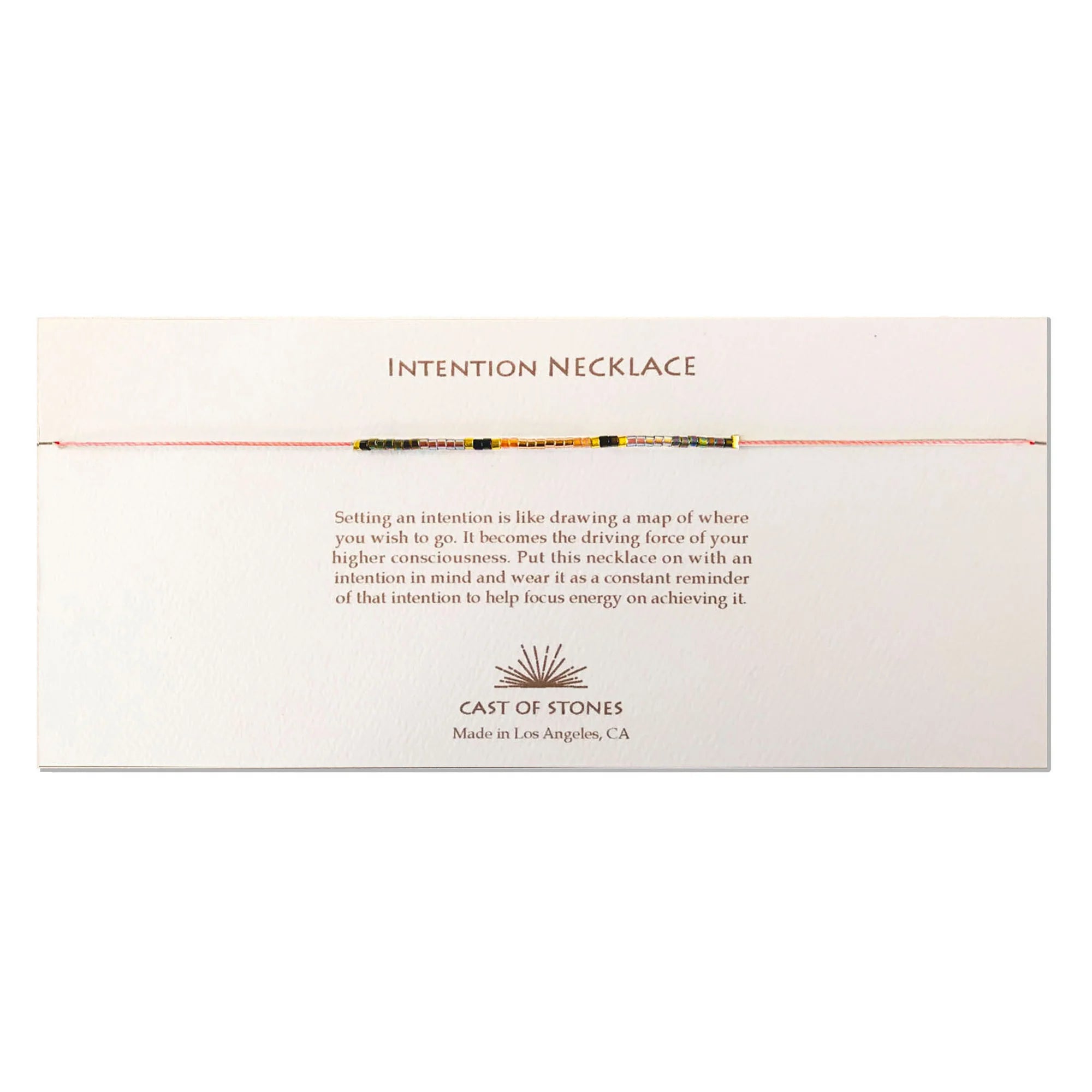 Intention Necklace - Pink Champagne
