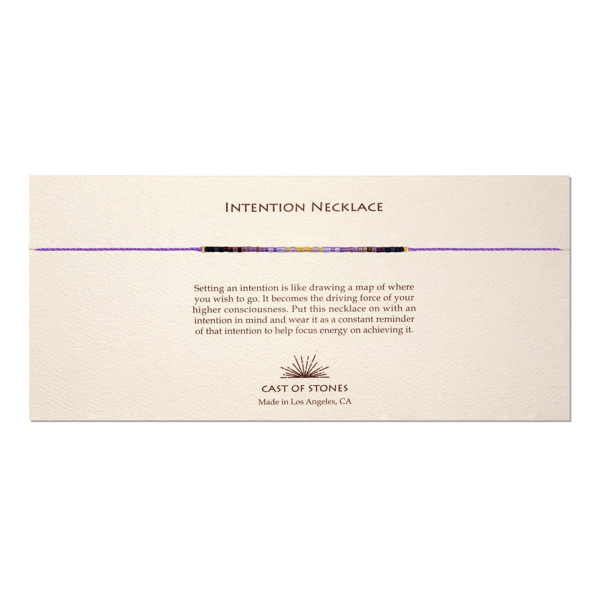 Intention Necklace - Radiant Violet