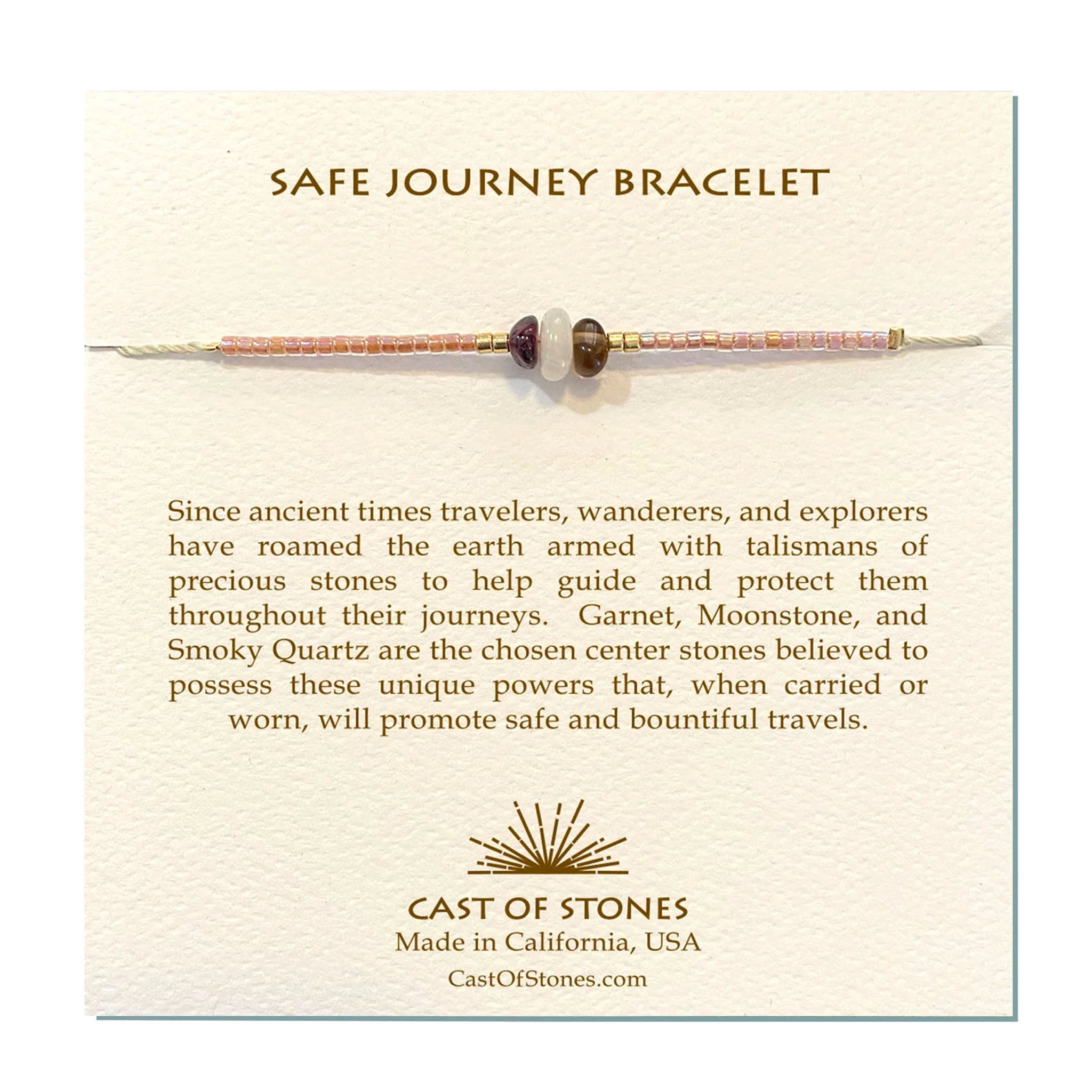 Safe Journey Gemstone Bracelet