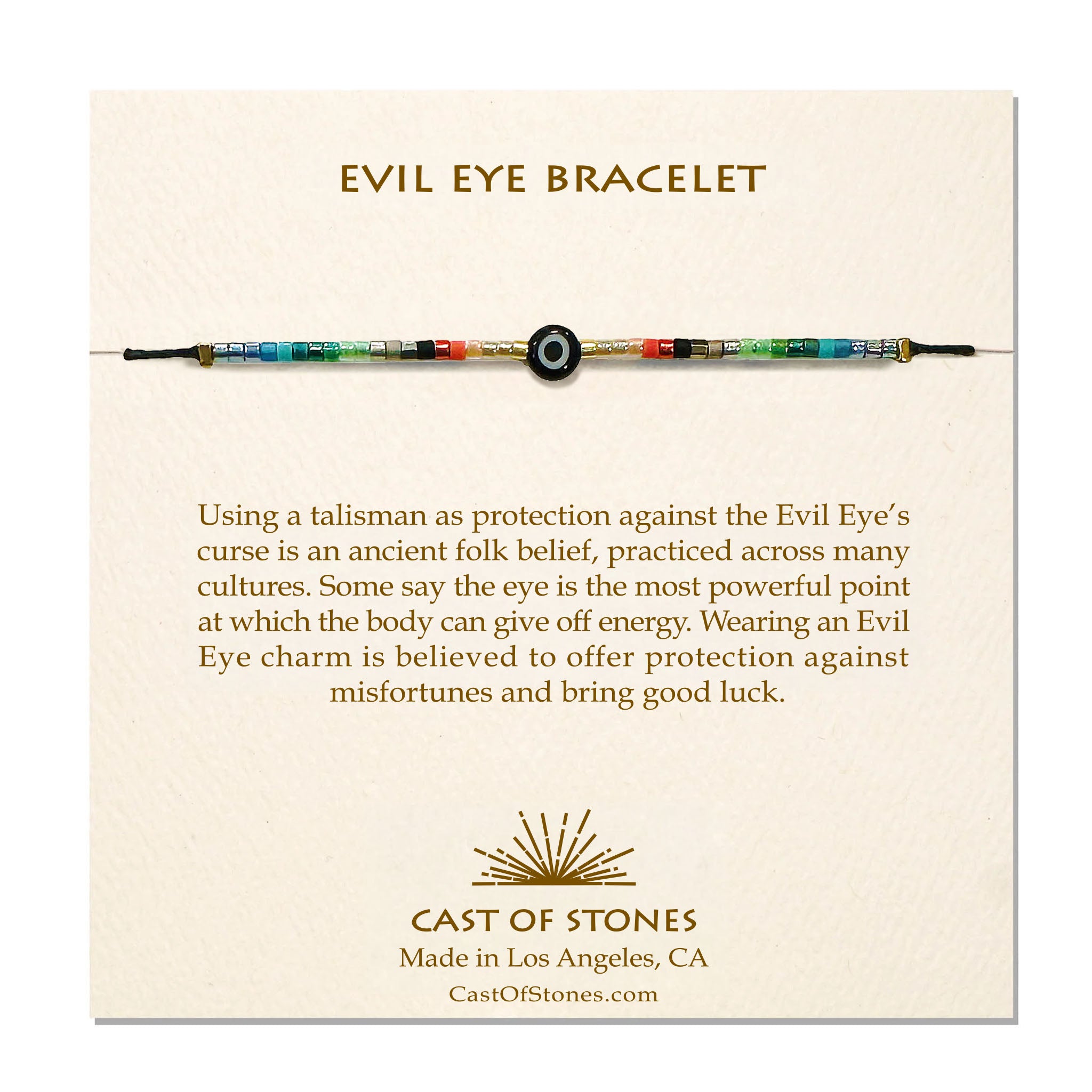 Evil Eye Bracelet - Sunset Beach