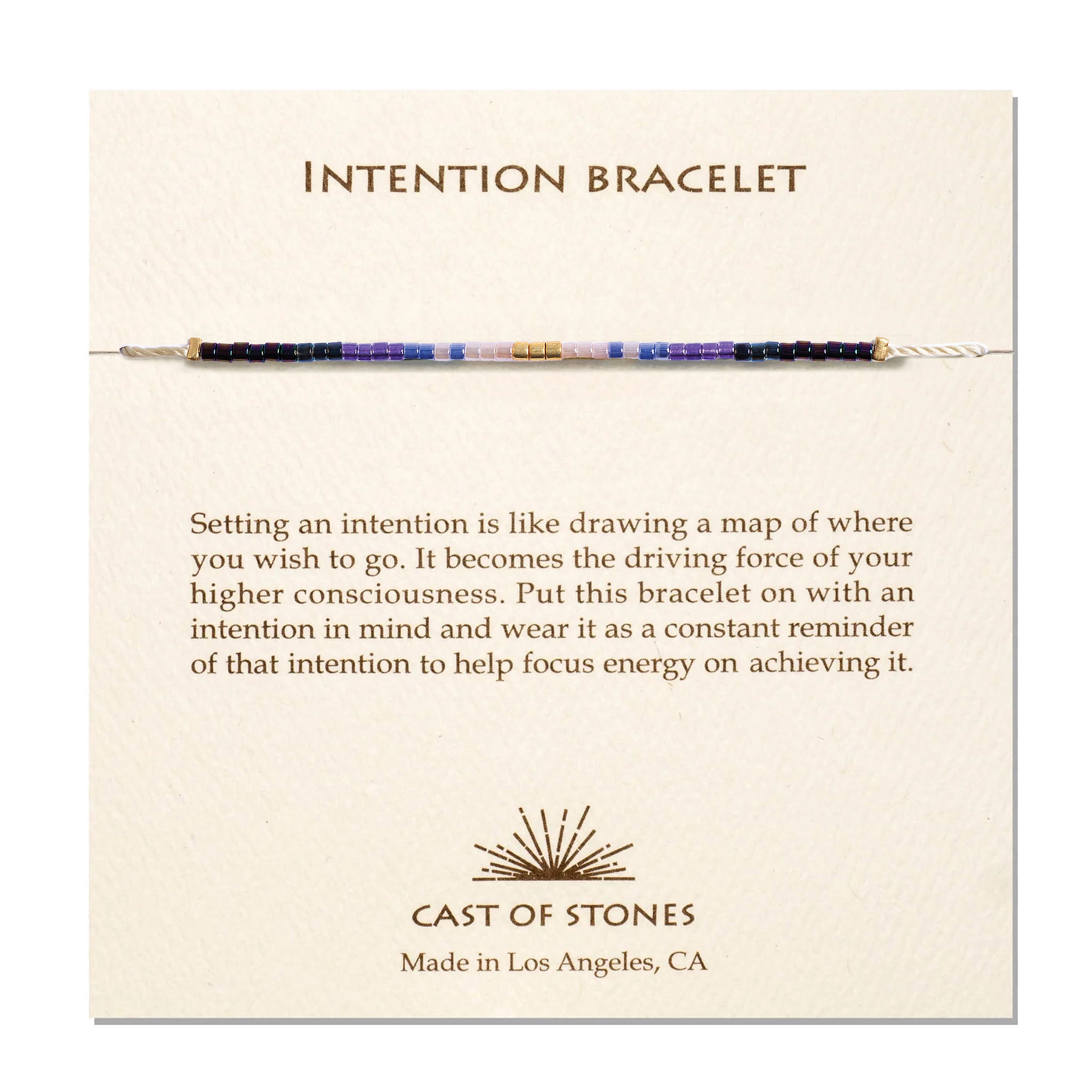 Intention Bracelet - Cool Ombre