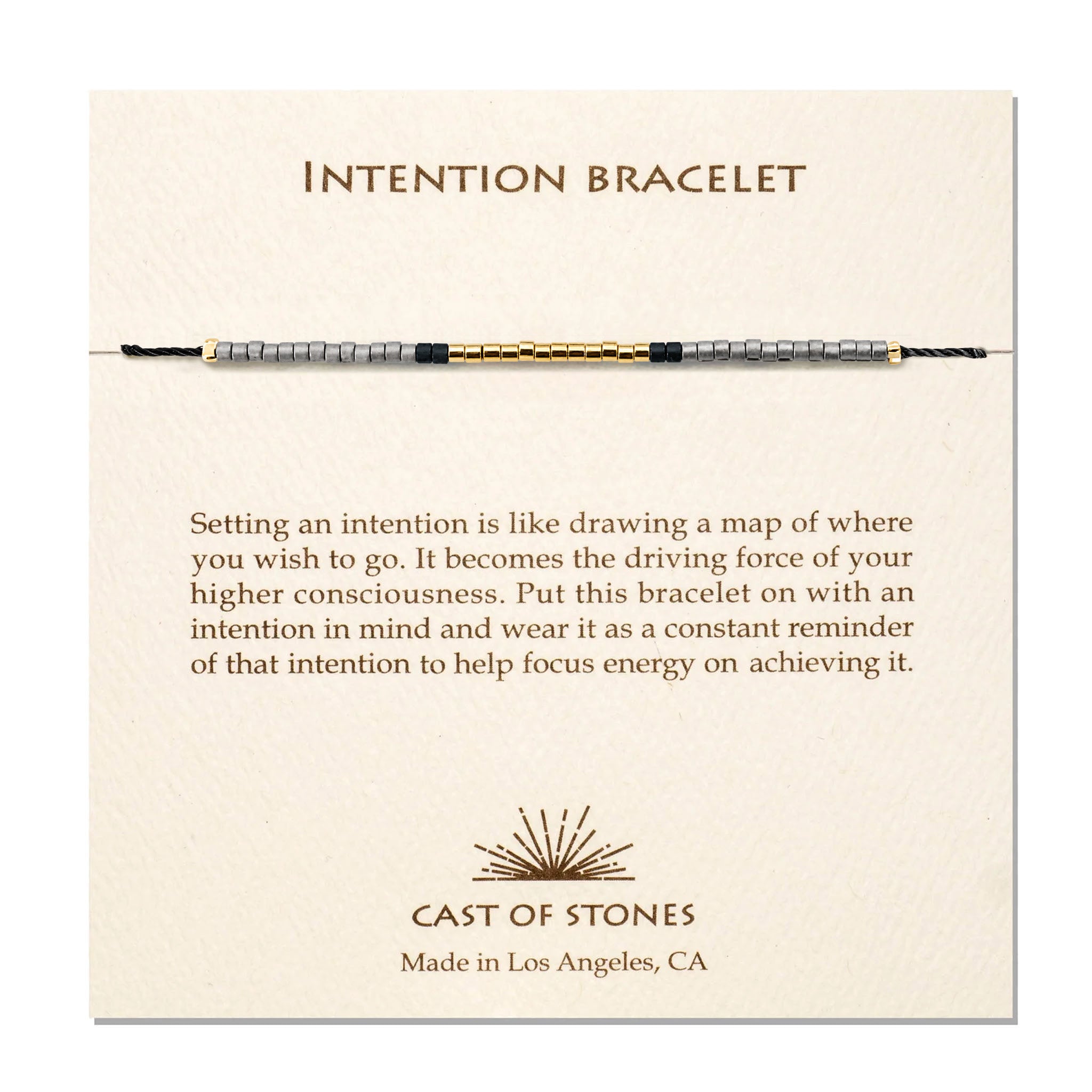 Intention Bracelet - Gold/ Silver