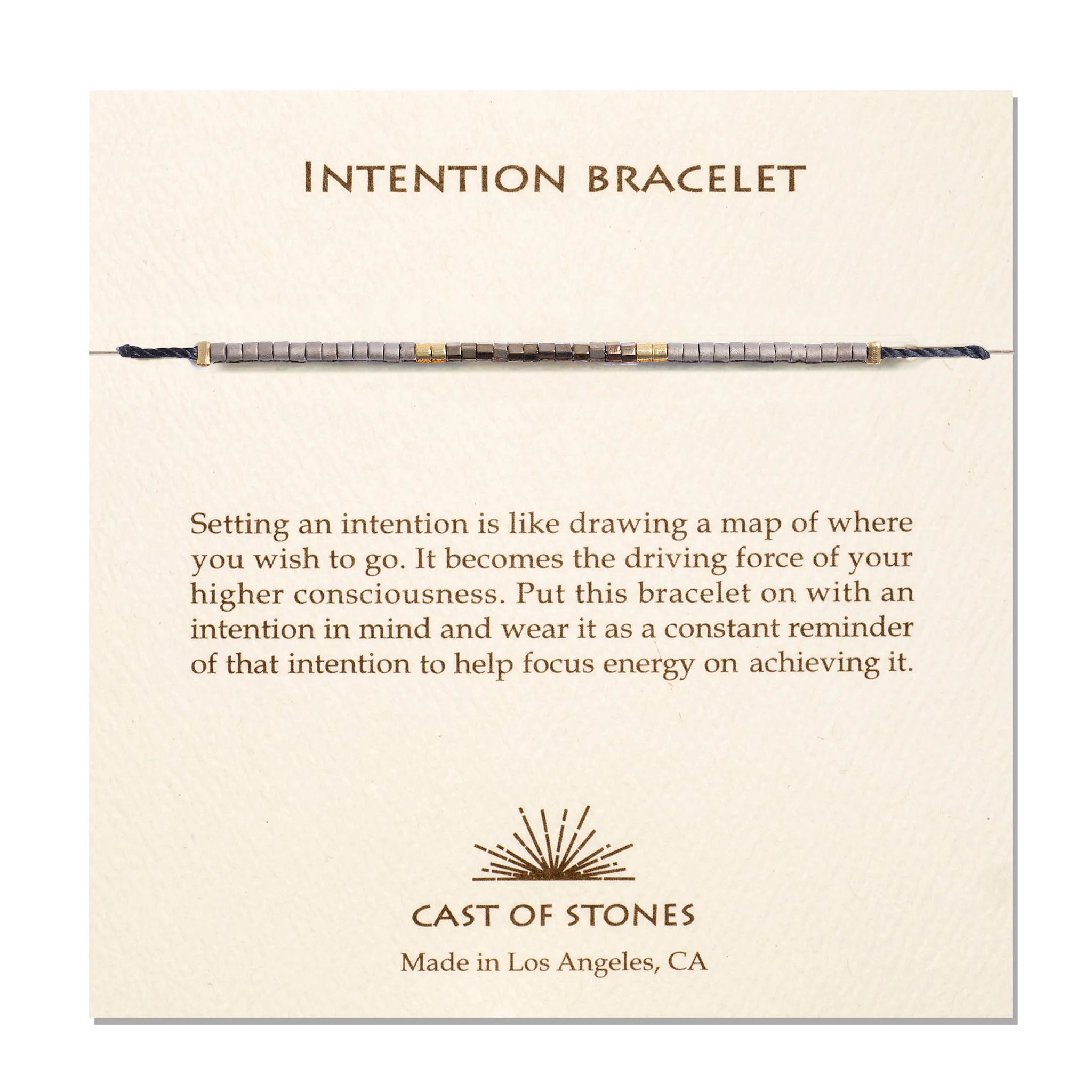 Intention Bracelet - Neutral/Gold