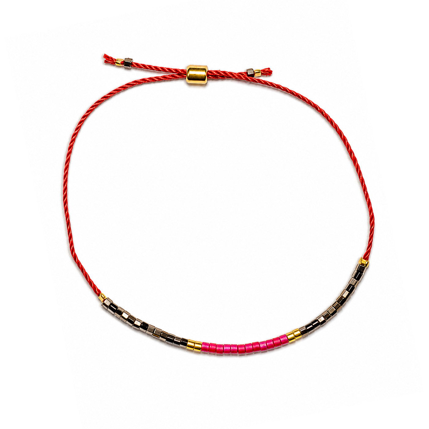 Intention Bracelet - Red/Neutral