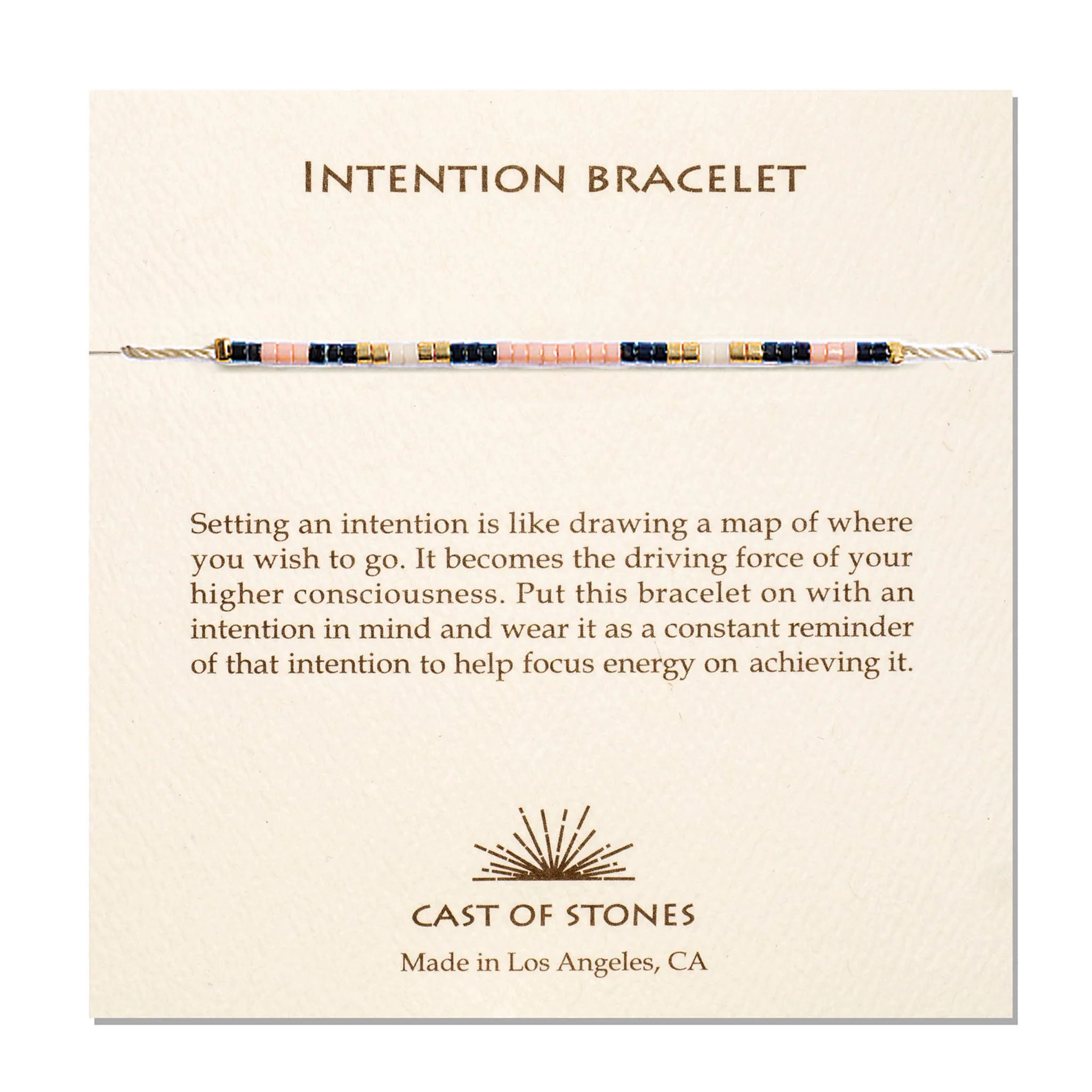 Intention Bracelet - Sweet Peach