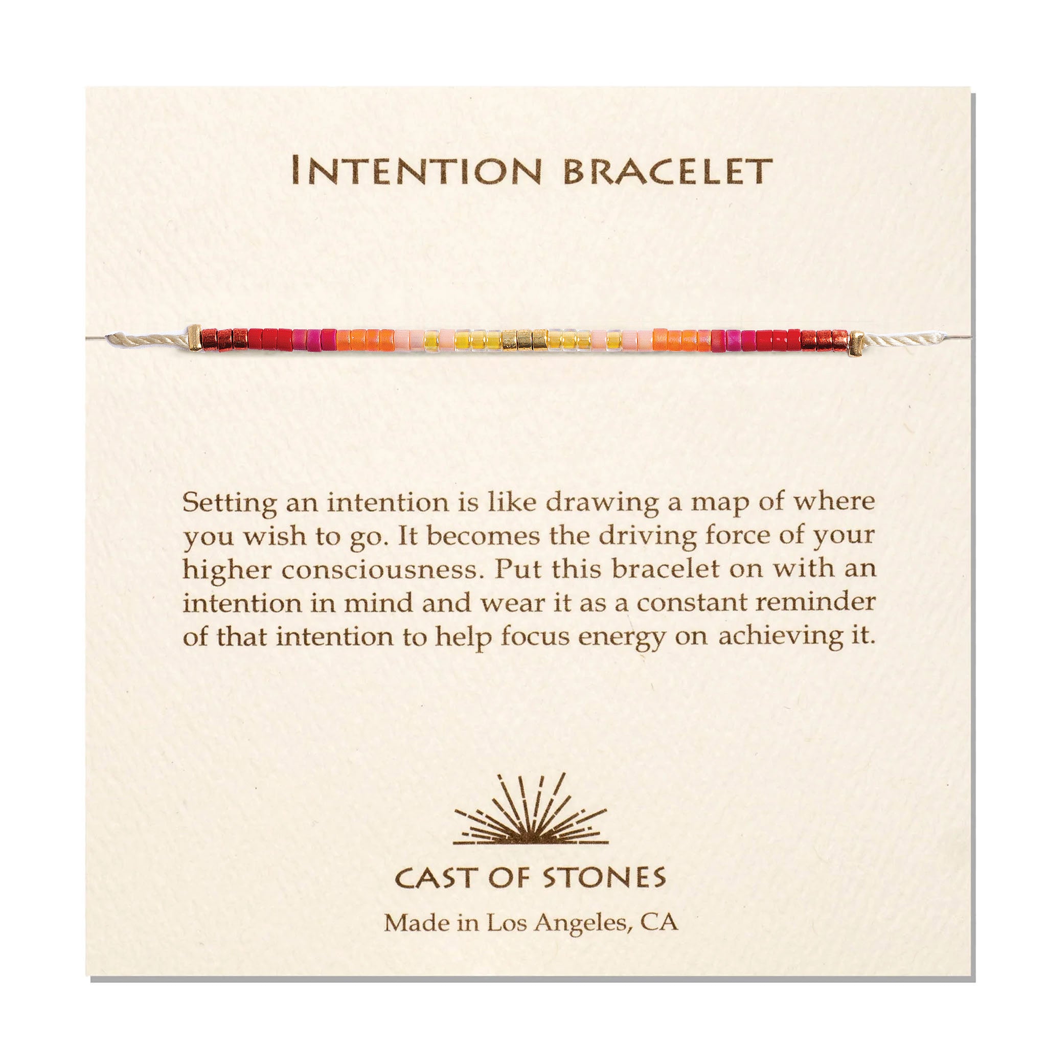 Intention Bracelet - Warm Ombre