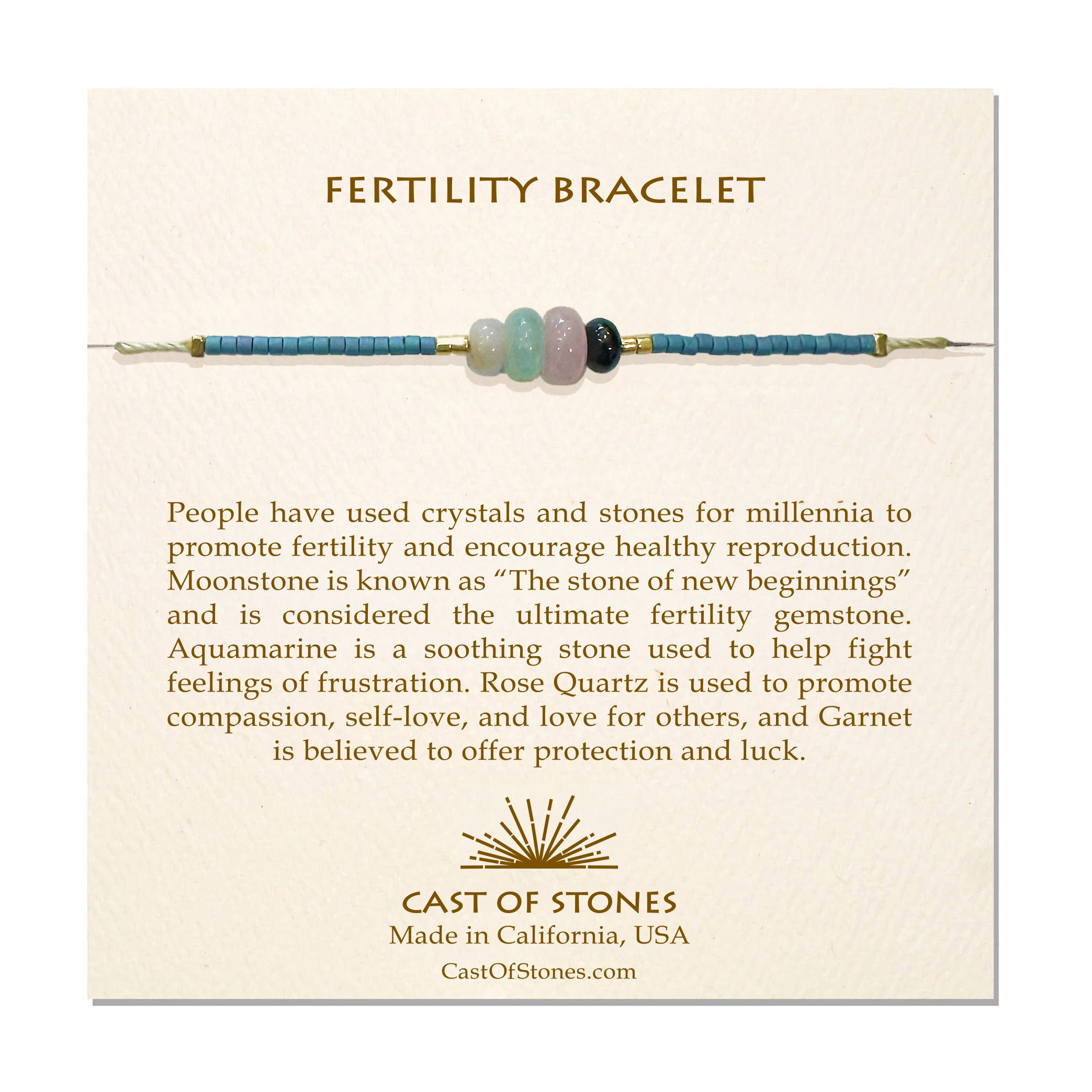 Fertility Gemstone Bracelet