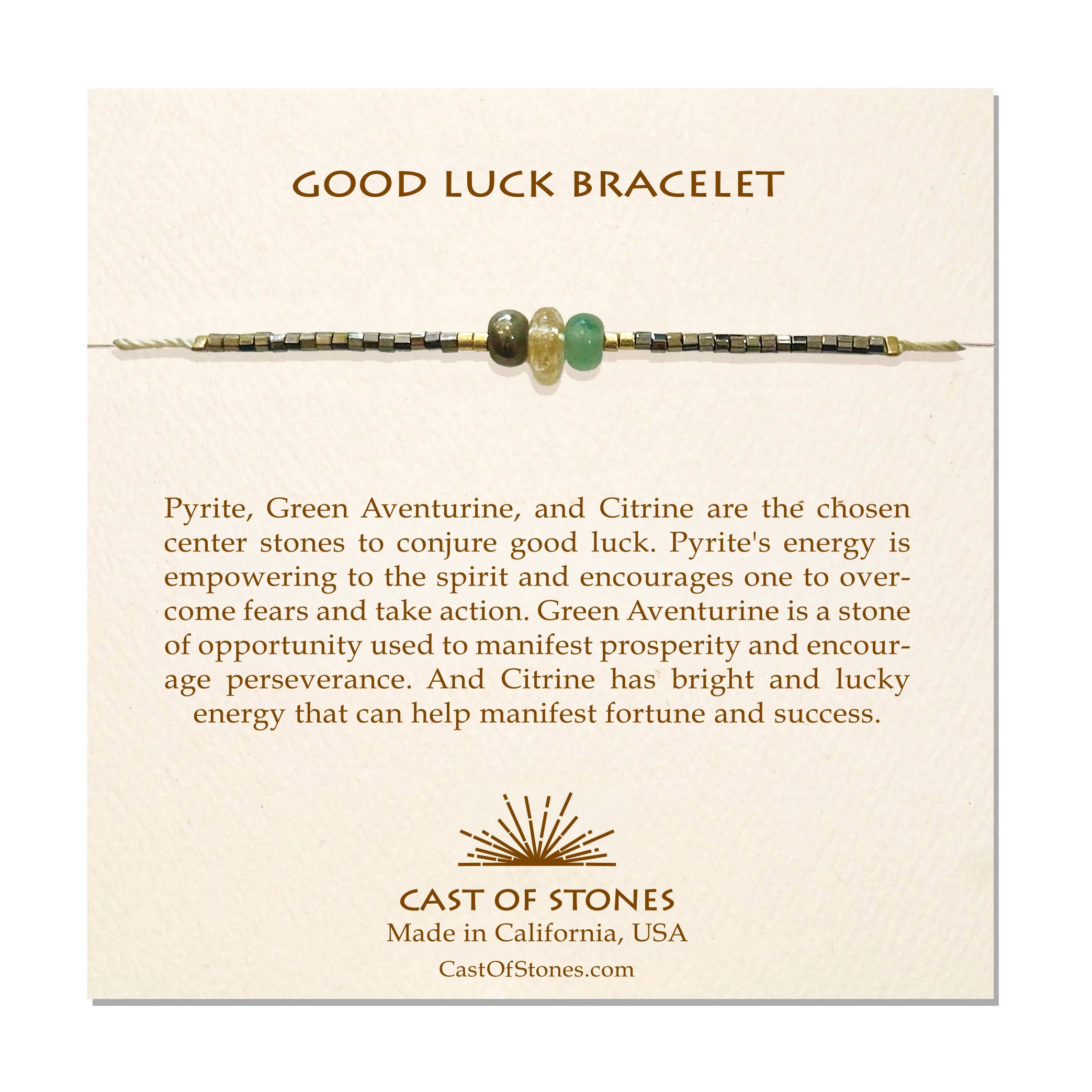 Good Luck Gemstone Bracelet