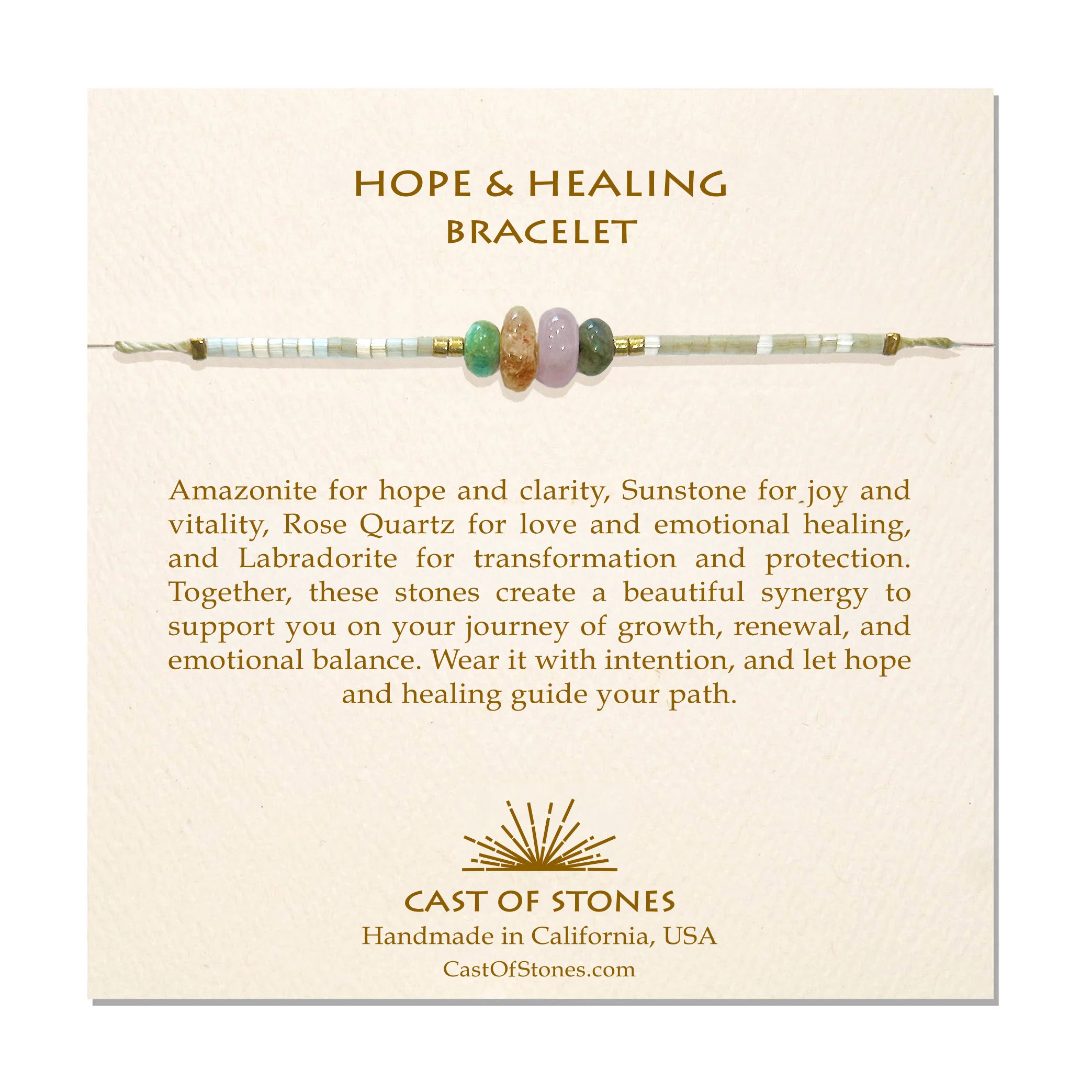 Hope & Healing Gemstone Bracelet