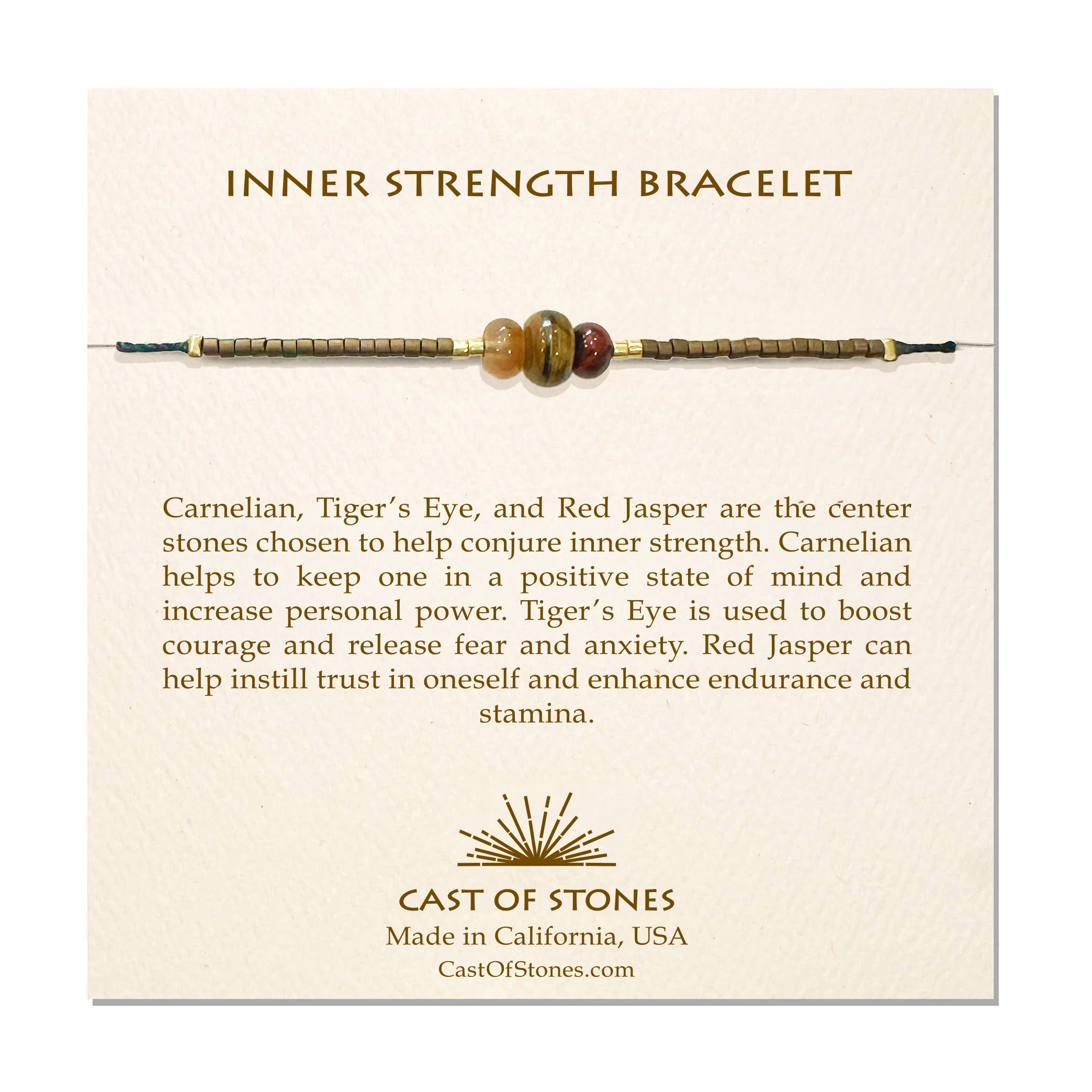 Inner Strength Gemstone Bracelet