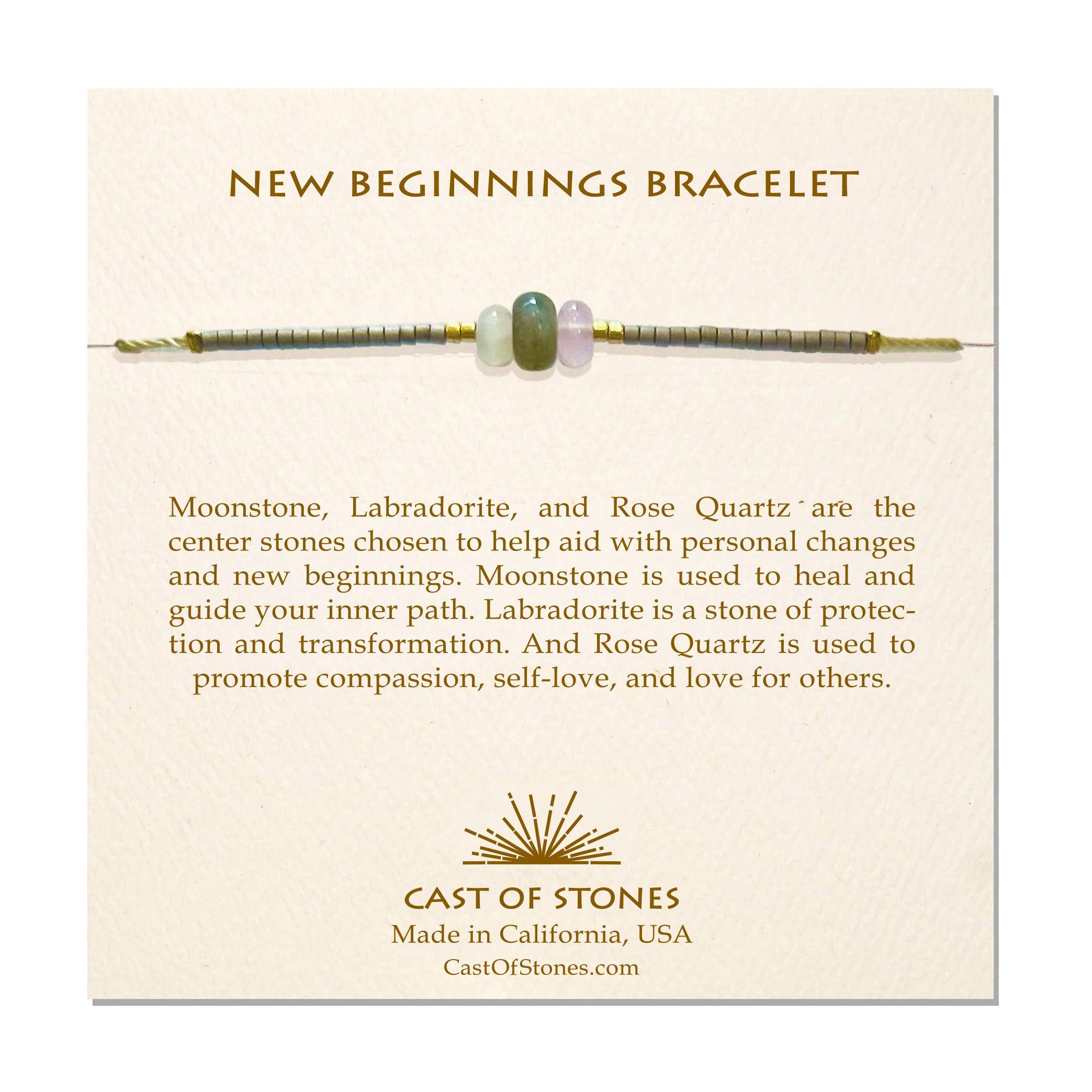 New Beginnings Gemstone Bracelet