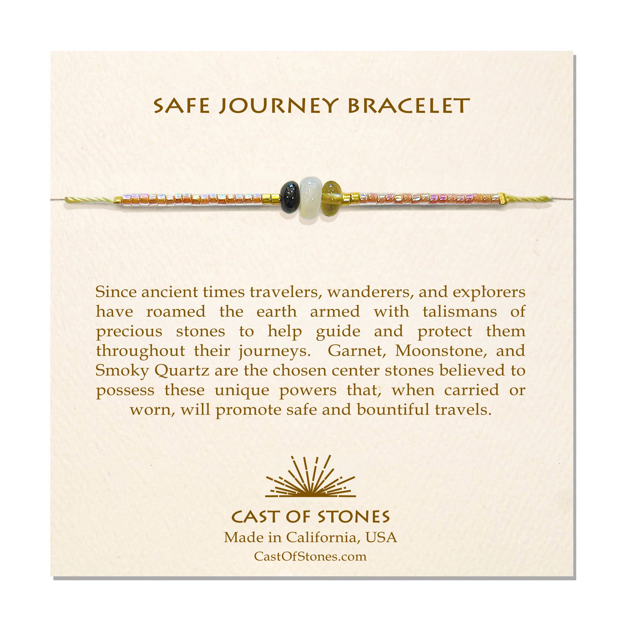 Safe Journey Gemstone Bracelet