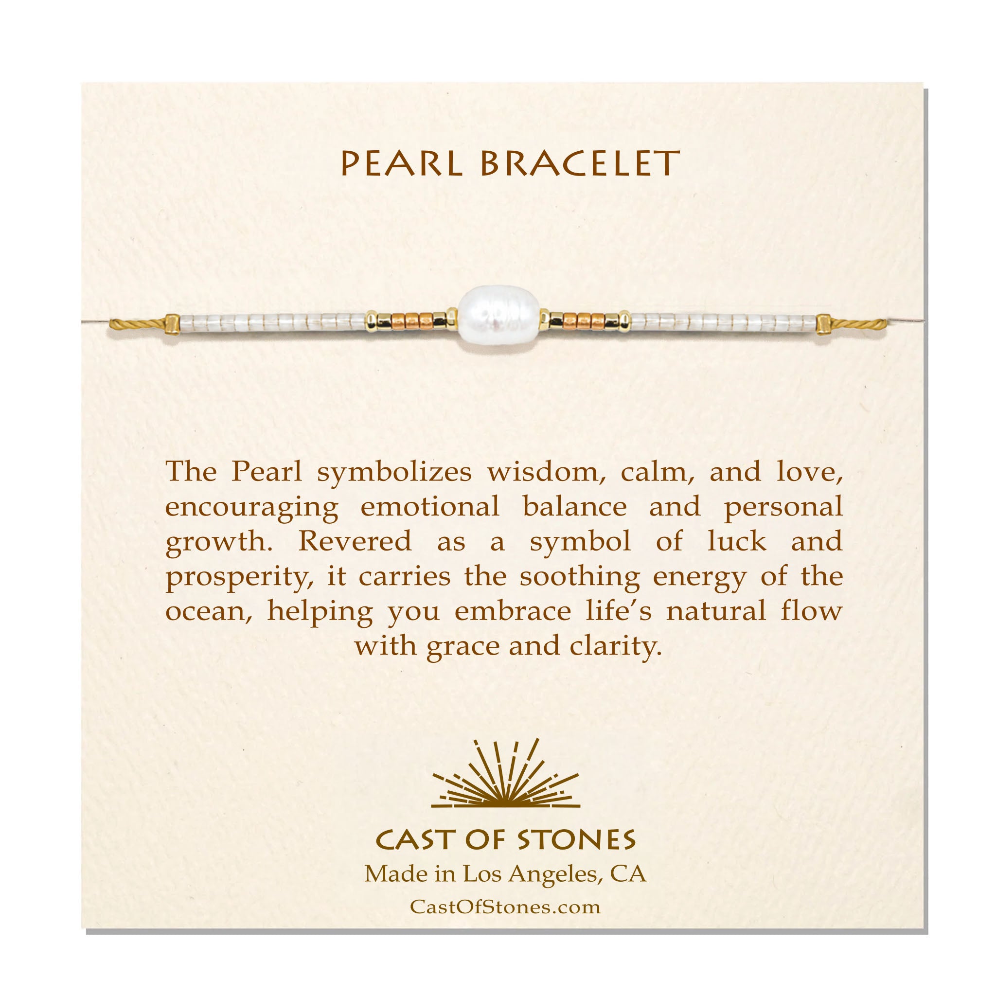 Pearl Bracelet - Light Neutral