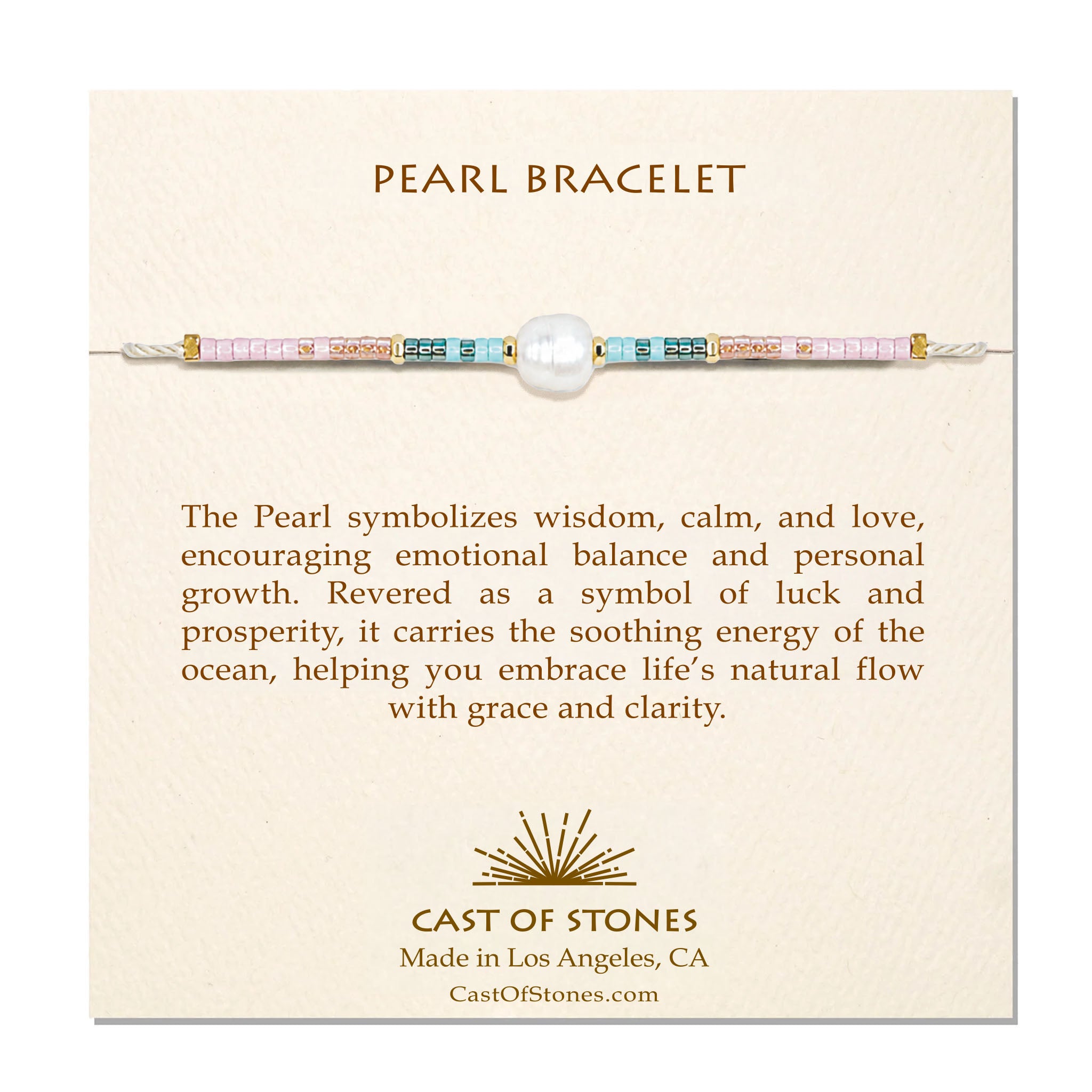 Pearl Bracelet - Spring Bloom