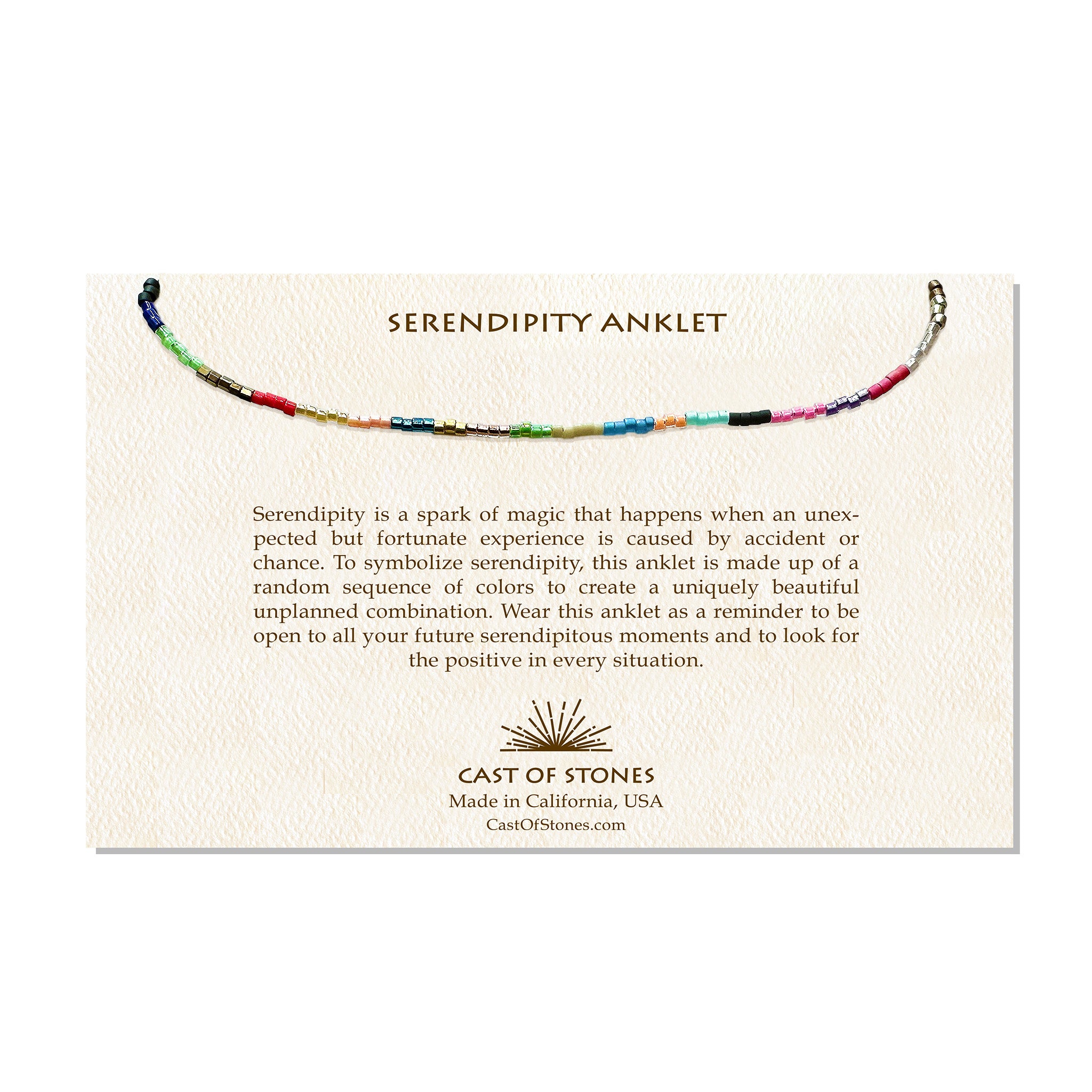 Serendipity Anklet - Bright