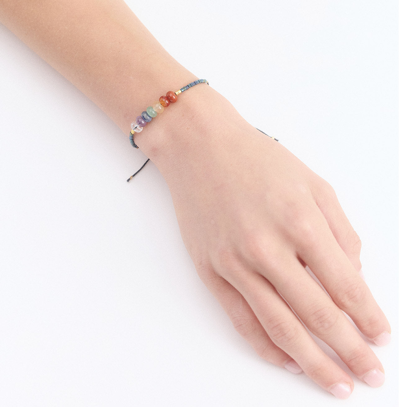 Seven Chakras Gemstone Bracelet