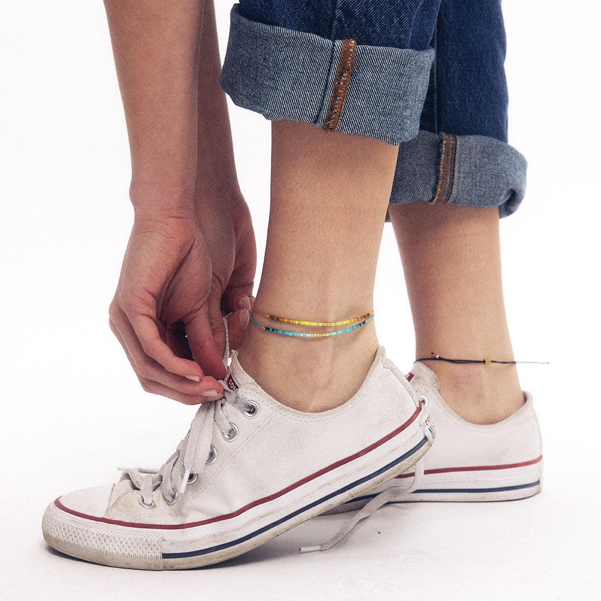 Intention Anklet - Radiant Aqua