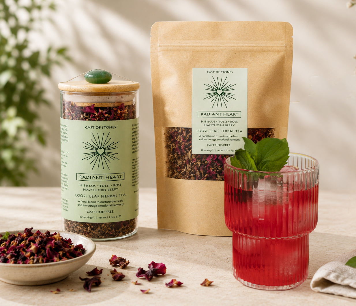 Radiant Heart Loose Leaf Herbal Tea